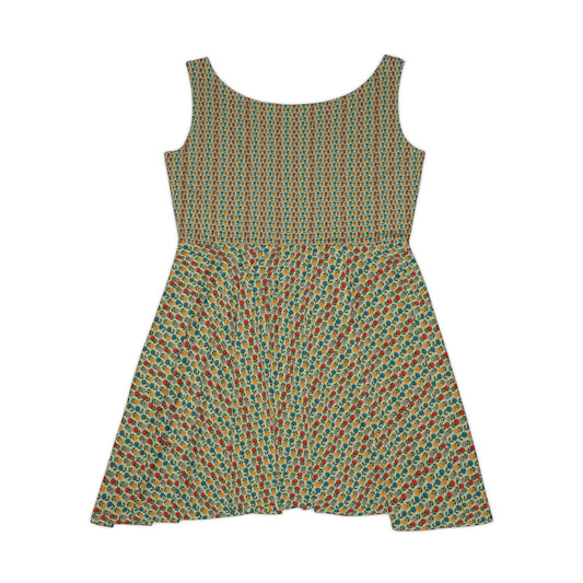 Afro Flowers Women's Skater Dress (AOP)
