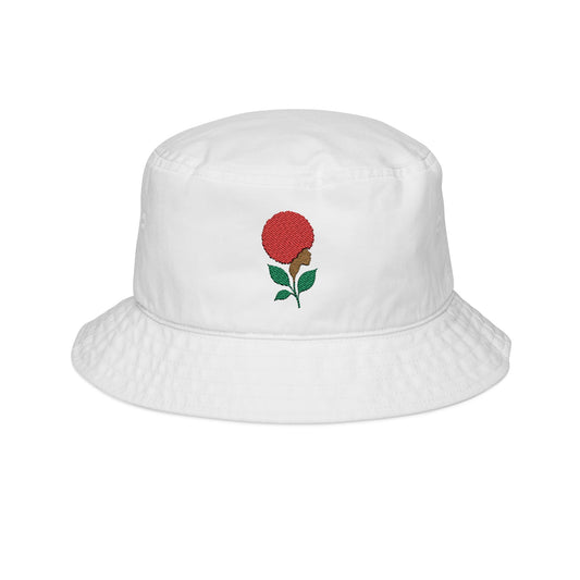 Afro Flower Bucket Hat (Embroidery)