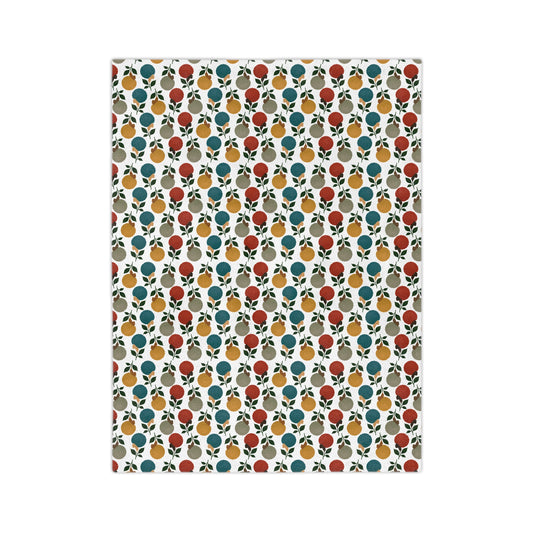 Afro Flower Velveteen Microfiber Blanket