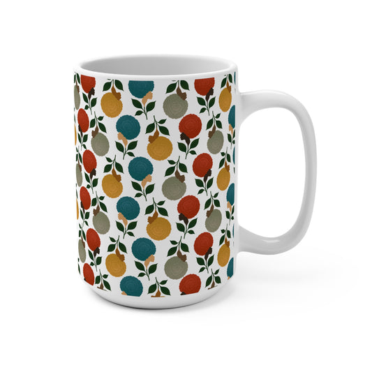 Afro Flowers Mug 15oz