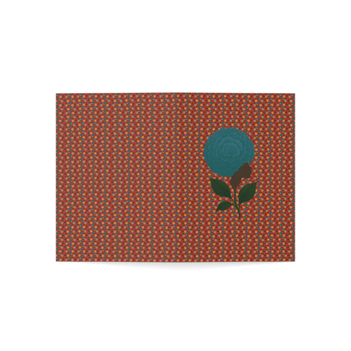 Afro Flowers Greeting Cards (1, 10, 30, and 50pcs)