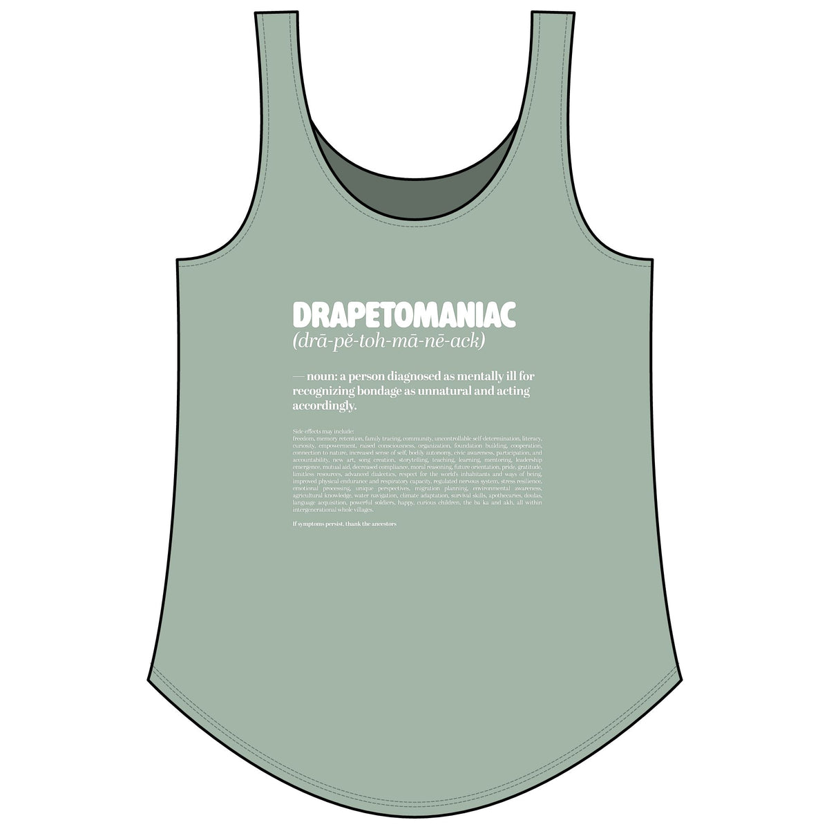 Afro Flowers Women's Festival Tank