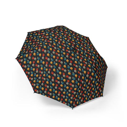 Afro Flowers Semi-Automatic Foldable Umbrella