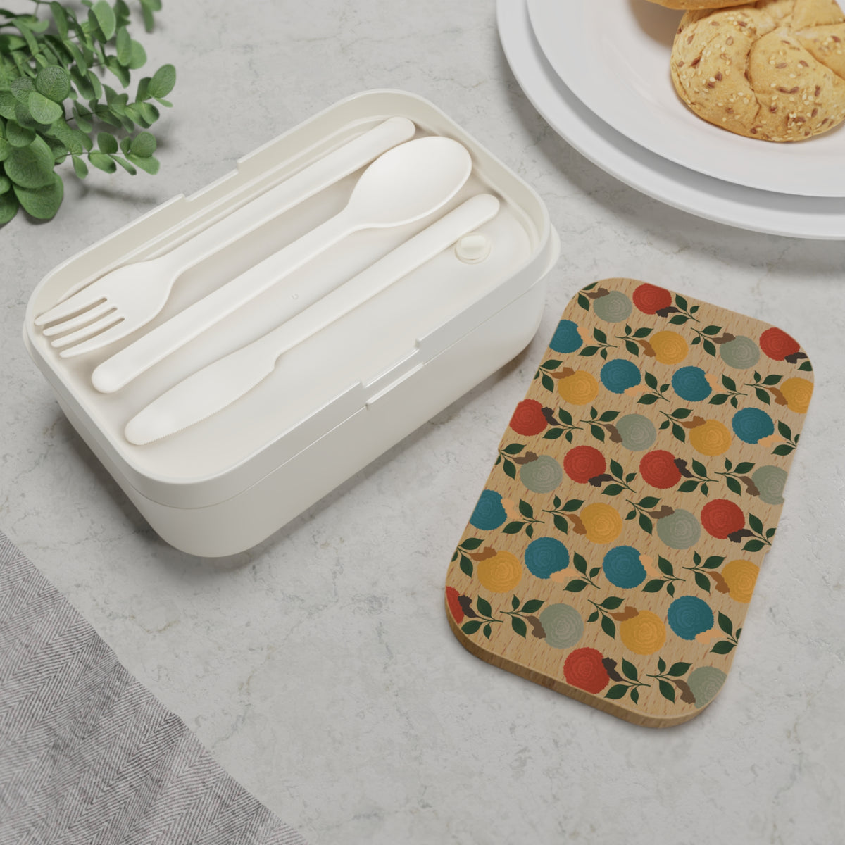 Afro Flowers Bento Lunch Box