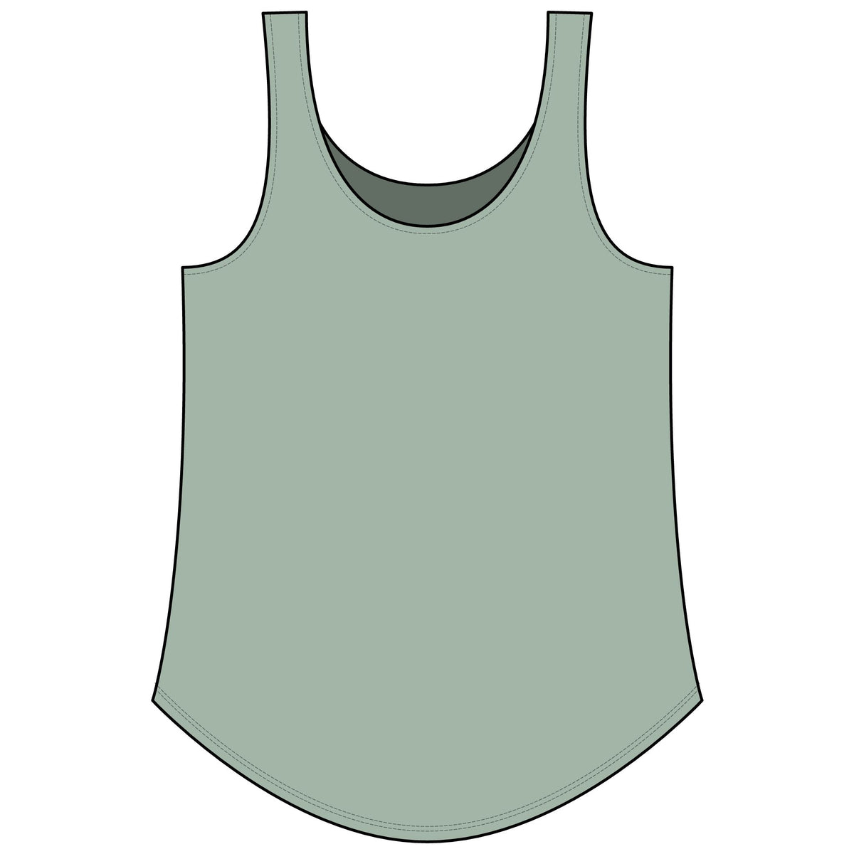 Afro Flowers Women's Festival Tank