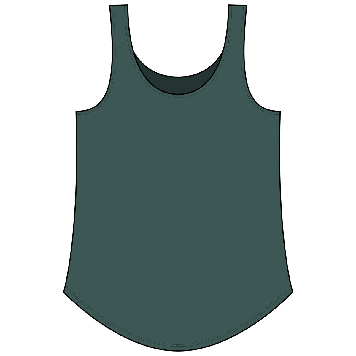 Afro Flowers Women's Festival Tank