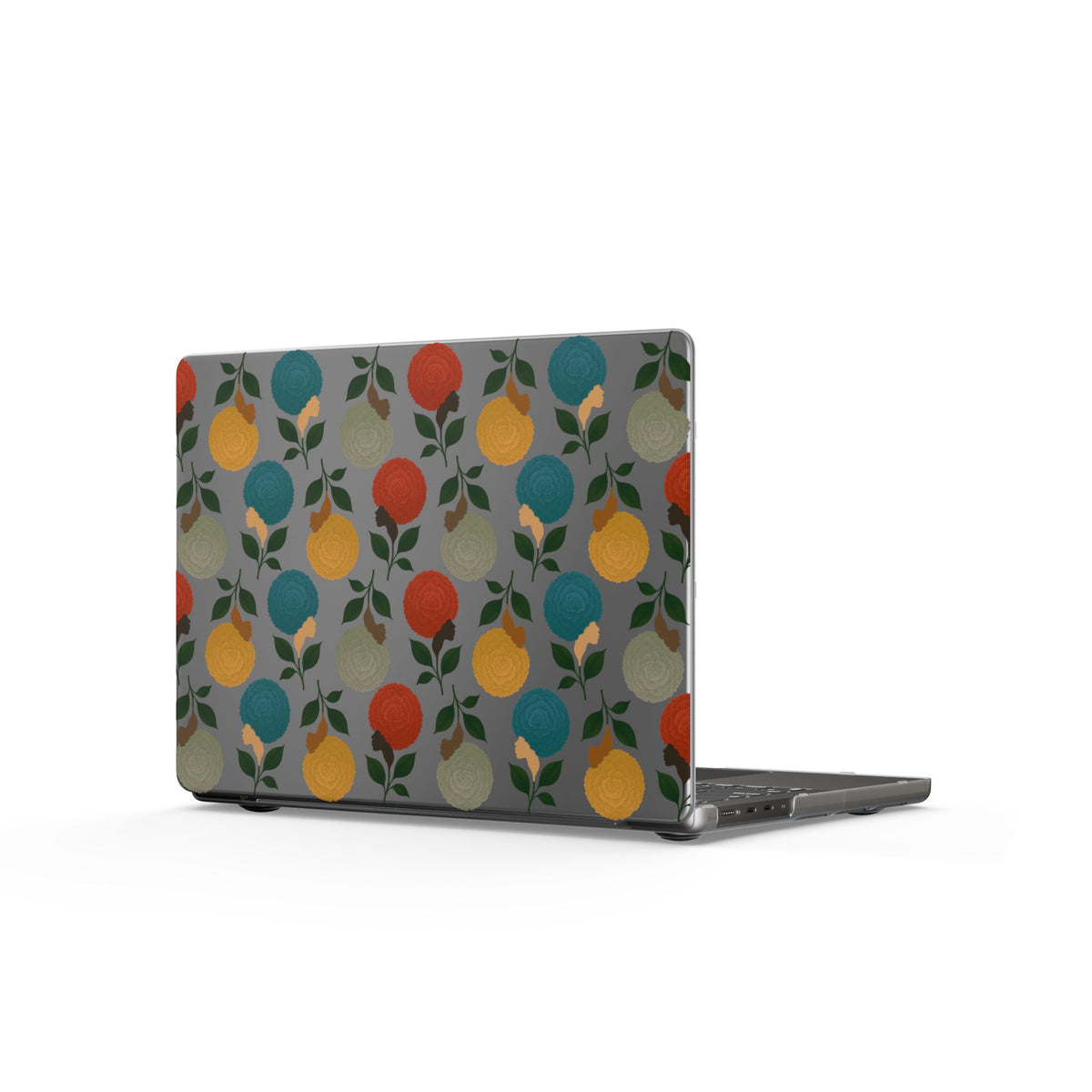 Afro Flowers Matte MacBook Cases