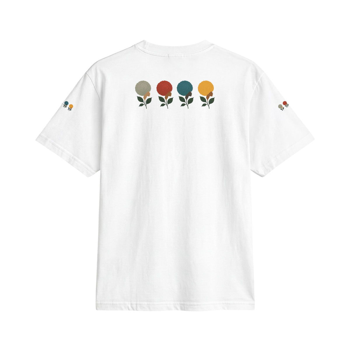 Afro Flowers Unisex Active T Shirt
