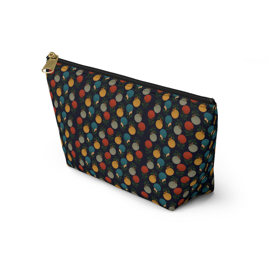 Afro Flowers Accessory Pouch w T-bottom