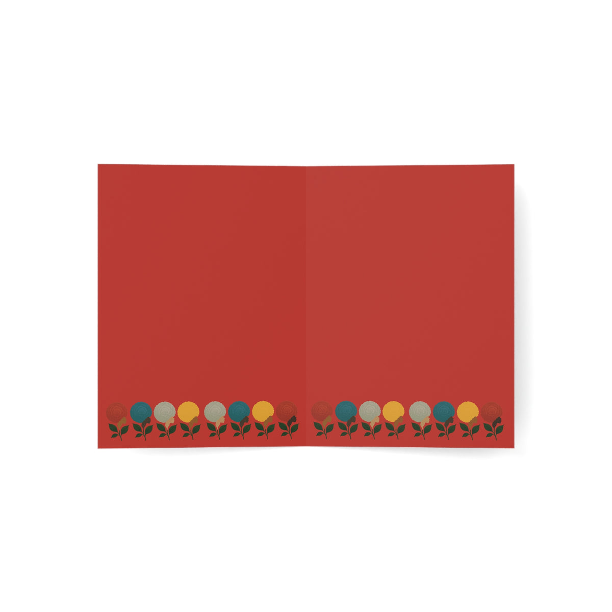 Afro Flowers Greeting Cards (1, 10, 30, and 50pcs)