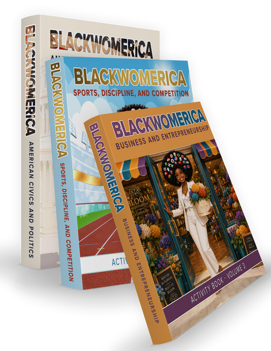 Blackwomerica E-Activity Books 📚 Volumes 1-3